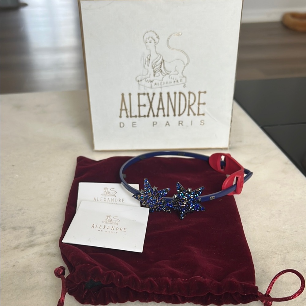 Blue and purple Star Headband from Alexandre